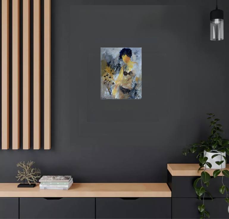 Original Impressionism Erotic Painting by Pol Ledent