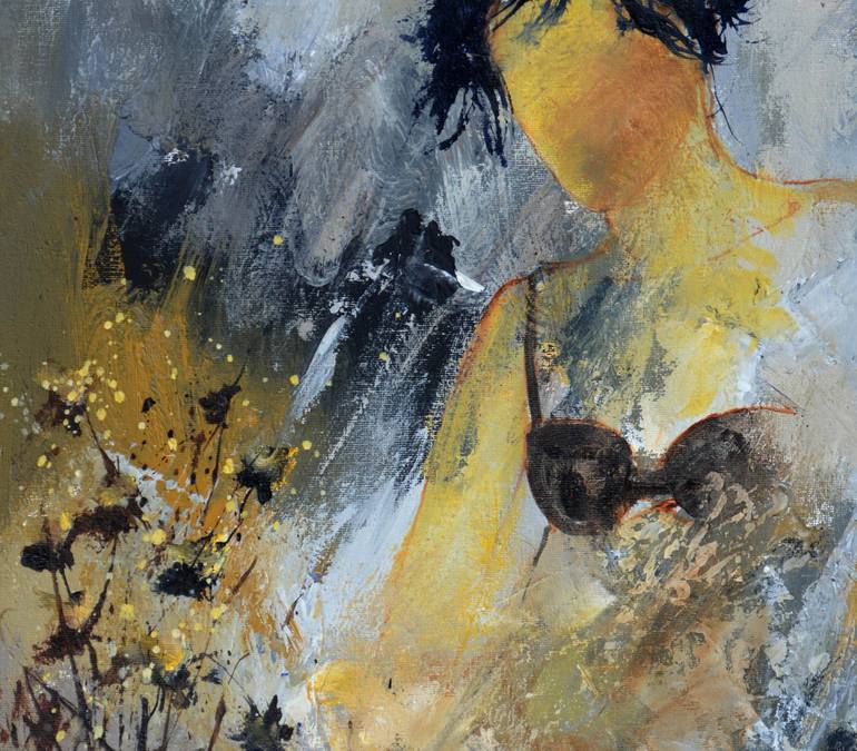 Original Impressionism Erotic Painting by Pol Ledent