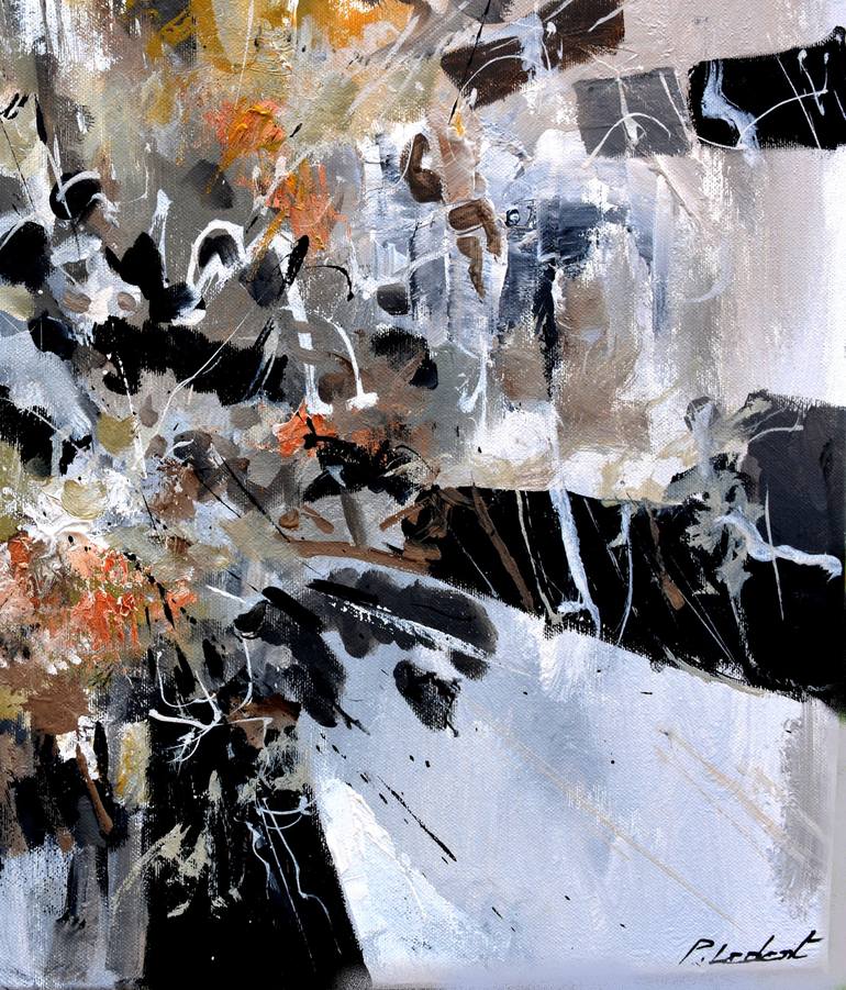 Original Abstract Painting by Pol Ledent