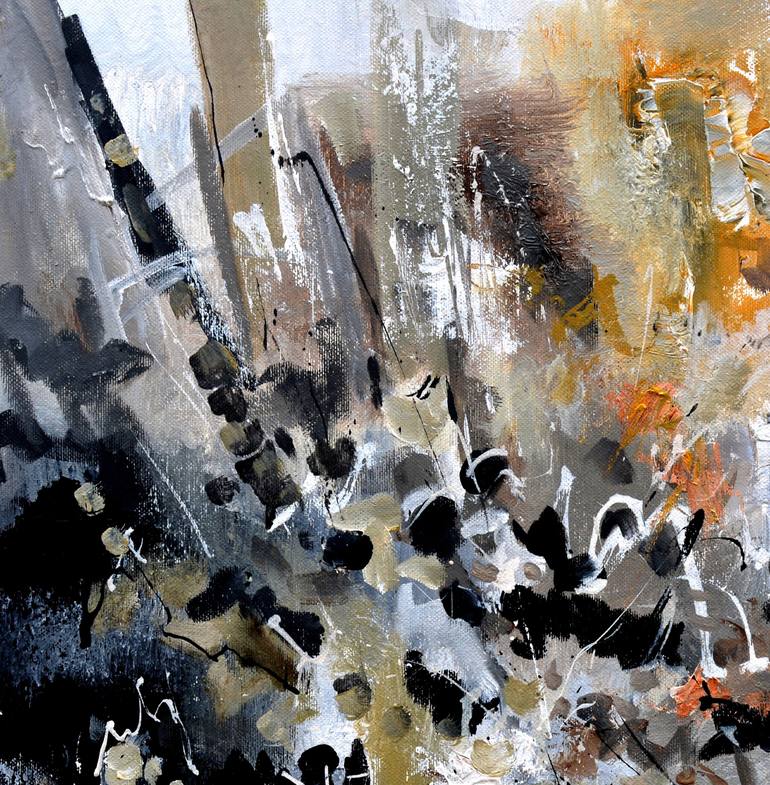 Original Abstract Painting by Pol Ledent