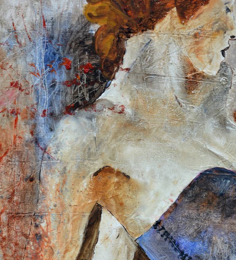 Original Impressionism Erotic Painting by Pol Ledent