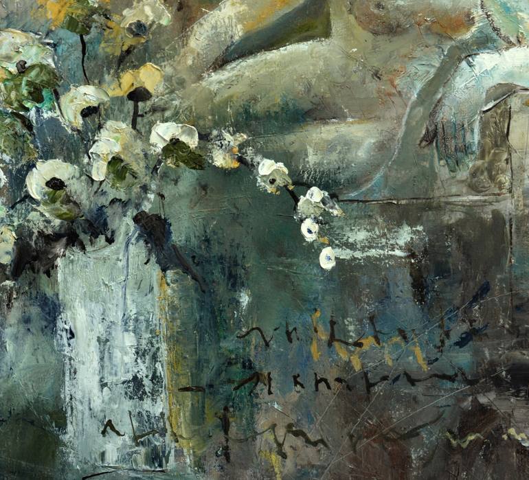 Original Impressionism Erotic Painting by Pol Ledent