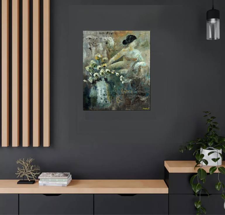 Original Impressionism Erotic Painting by Pol Ledent
