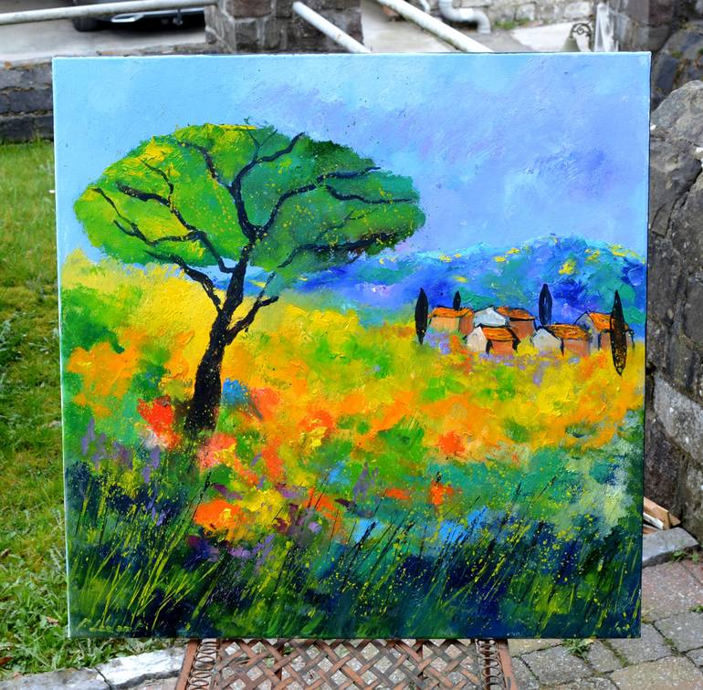 Original Impressionism Landscape Painting by Pol Ledent