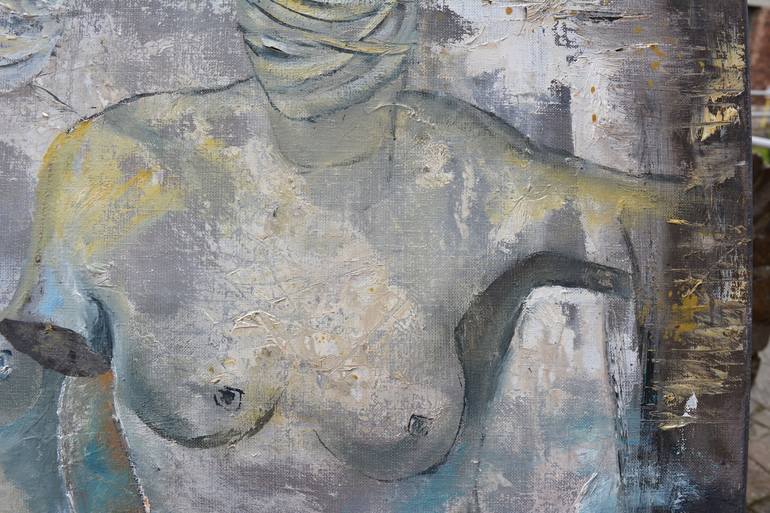 Original Erotic Painting by Pol Ledent