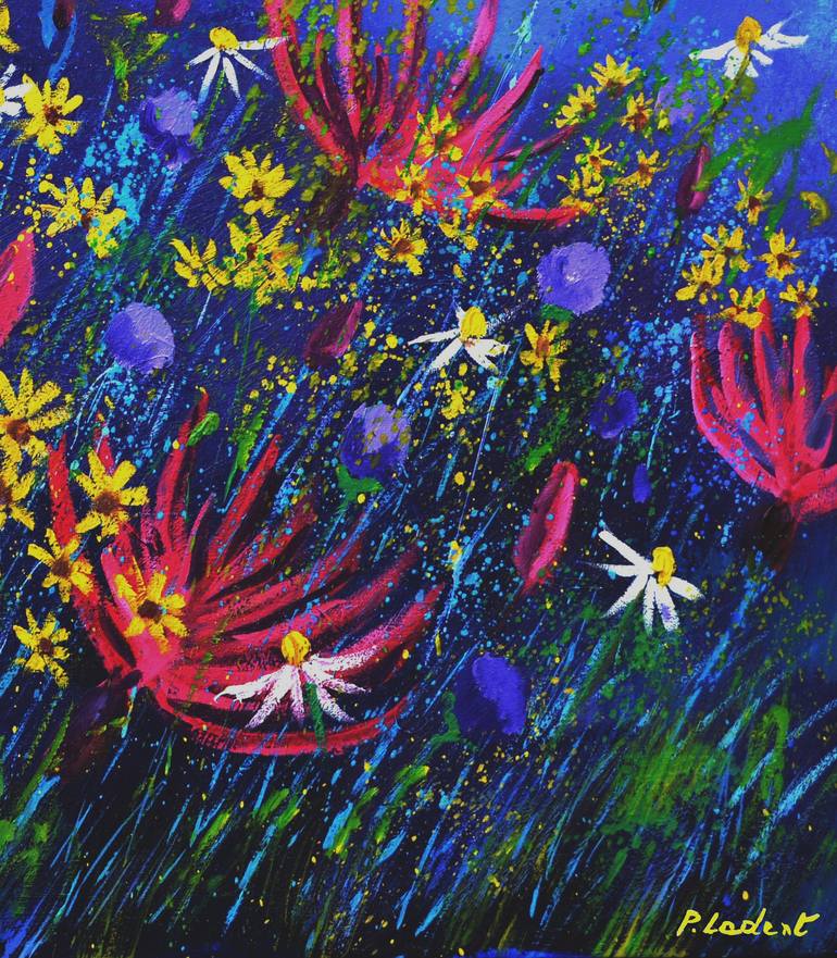 Original Impressionism Landscape Painting by Pol Ledent