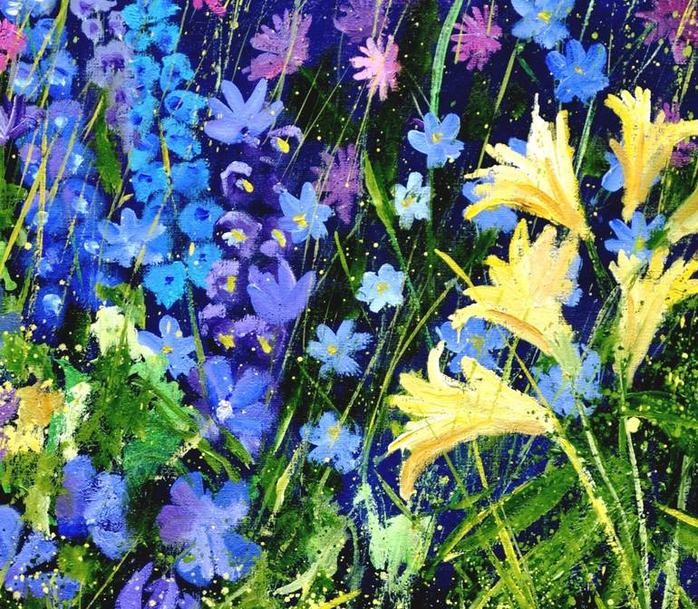 Original Impressionism Botanic Painting by Pol Ledent