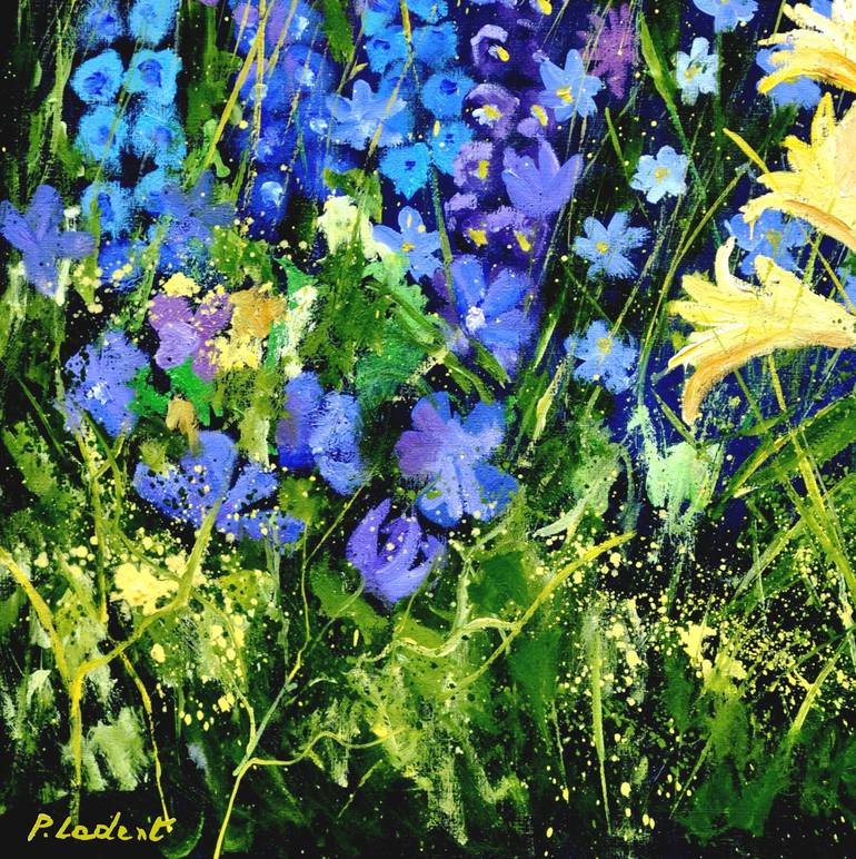 Original Impressionism Botanic Painting by Pol Ledent
