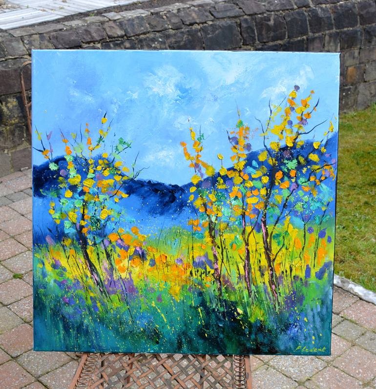 Original Impressionism Botanic Painting by Pol Ledent