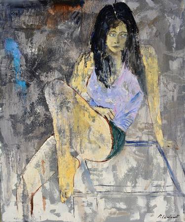 Original Impressionism Erotic Paintings by Pol Ledent