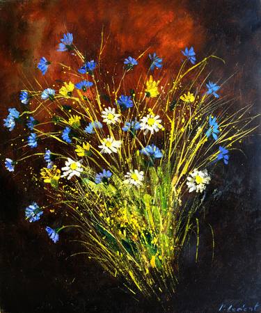 Original Impressionism Botanic Paintings by Pol Ledent