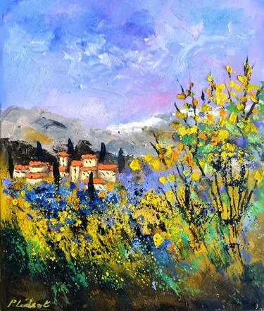 Original Impressionism Landscape Paintings by Pol Ledent