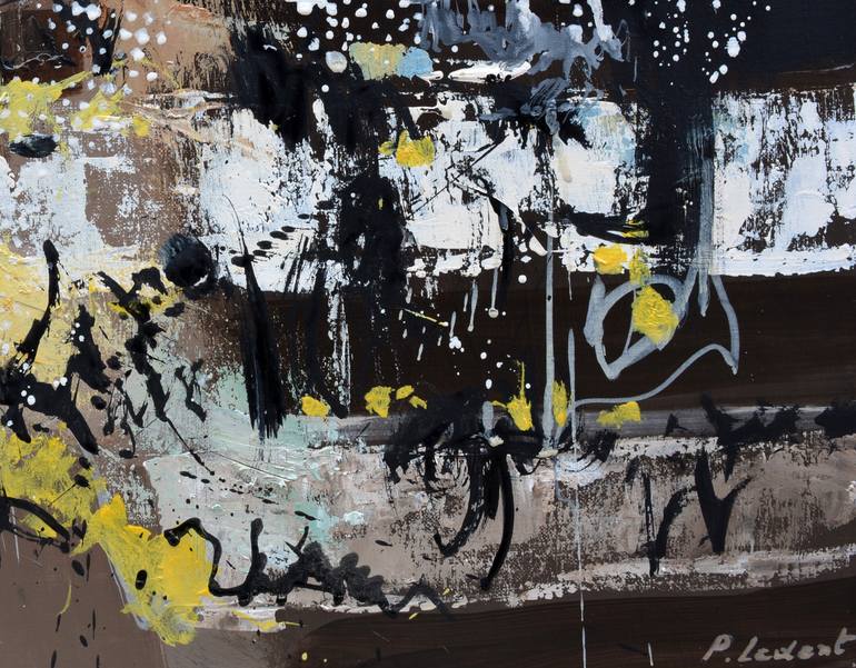 Original Abstract Painting by Pol Ledent