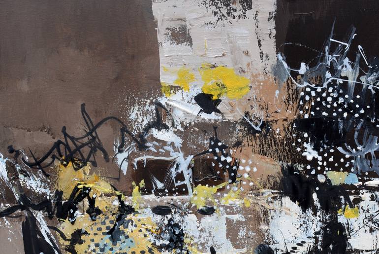 Original Abstract Painting by Pol Ledent