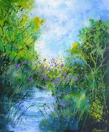 Original Impressionism Botanic Paintings by Pol Ledent