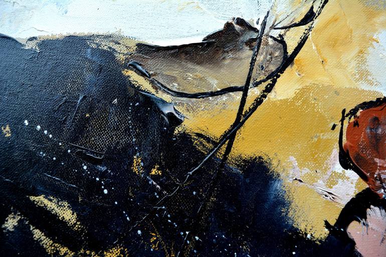 Original Abstract Painting by Pol Ledent