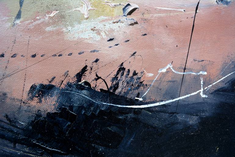 Original Abstract Painting by Pol Ledent