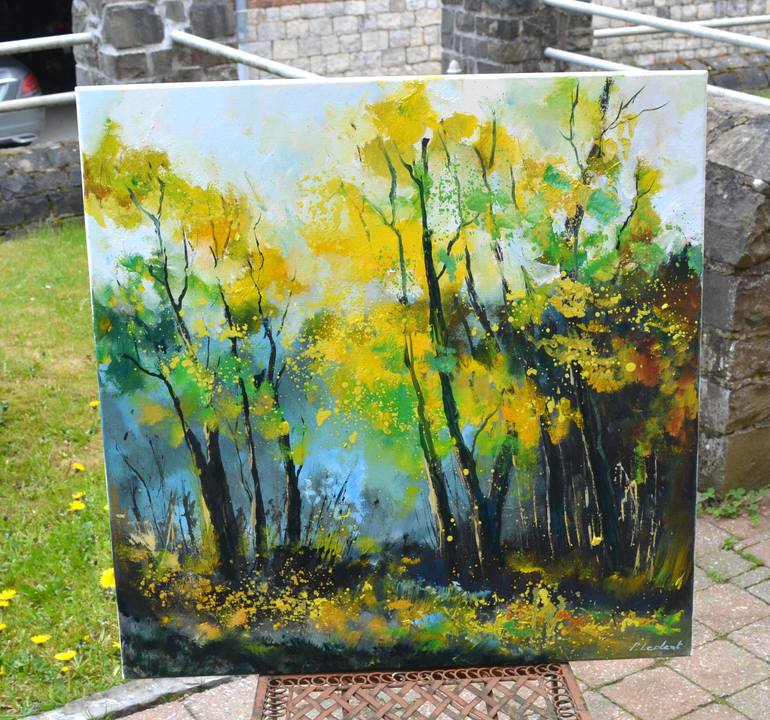 Original Impressionism Landscape Painting by Pol Ledent