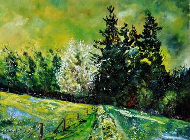 Original Impressionism Landscape Paintings by Pol Ledent