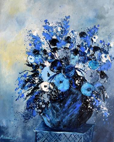 Original Impressionism Botanic Paintings by Pol Ledent