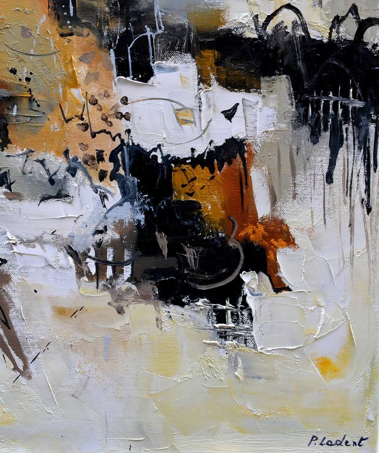 Original Abstract Painting by Pol Ledent