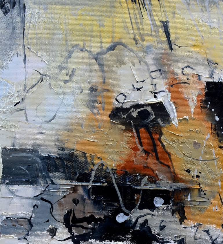 Original Abstract Painting by Pol Ledent