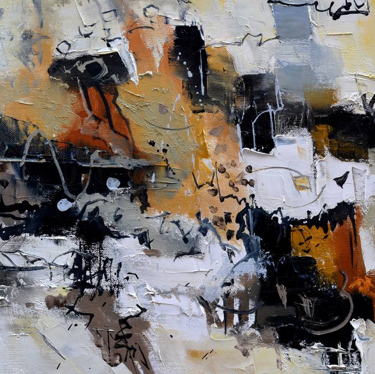 Original Abstract Painting by Pol Ledent