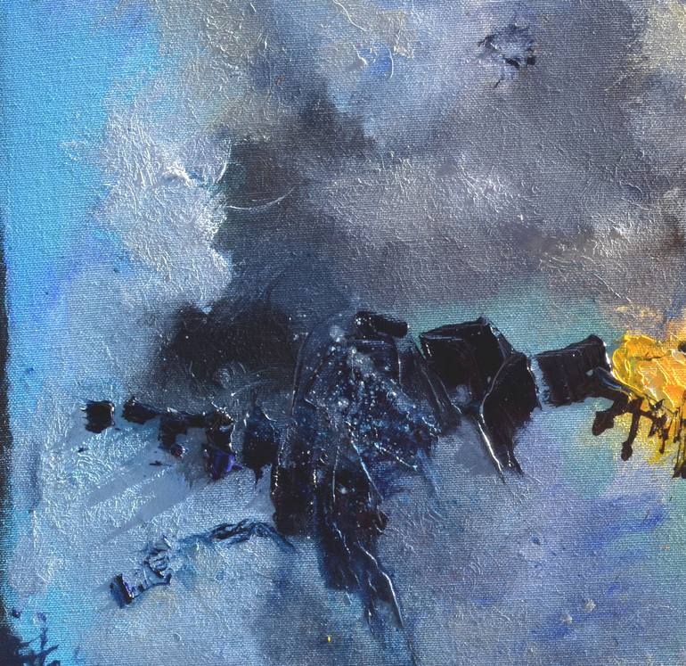 Original Abstract Painting by Pol Ledent