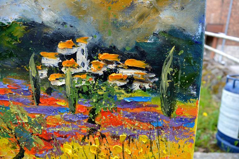 Original Impressionism Landscape Painting by Pol Ledent