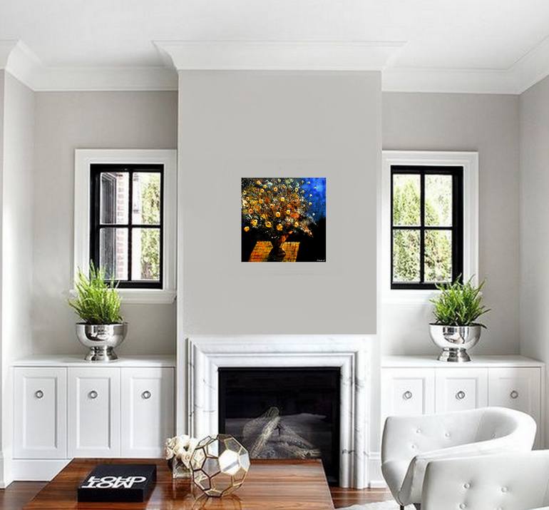 Original Impressionism Still Life Painting by Pol Ledent