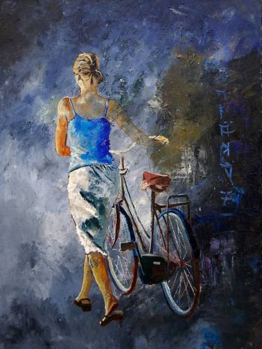 Print of Bicycle Paintings by Pol Ledent
