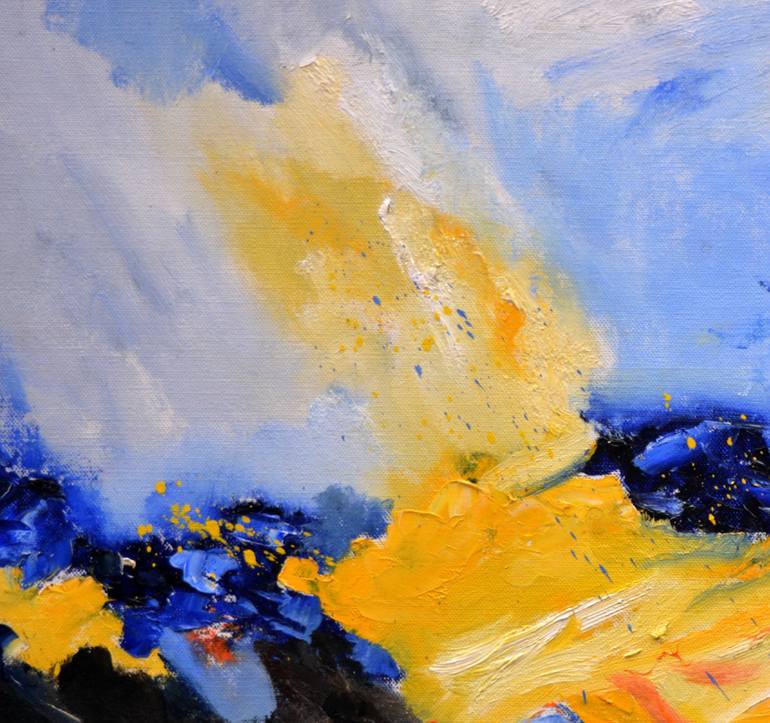 Original Abstract Painting by Pol Ledent