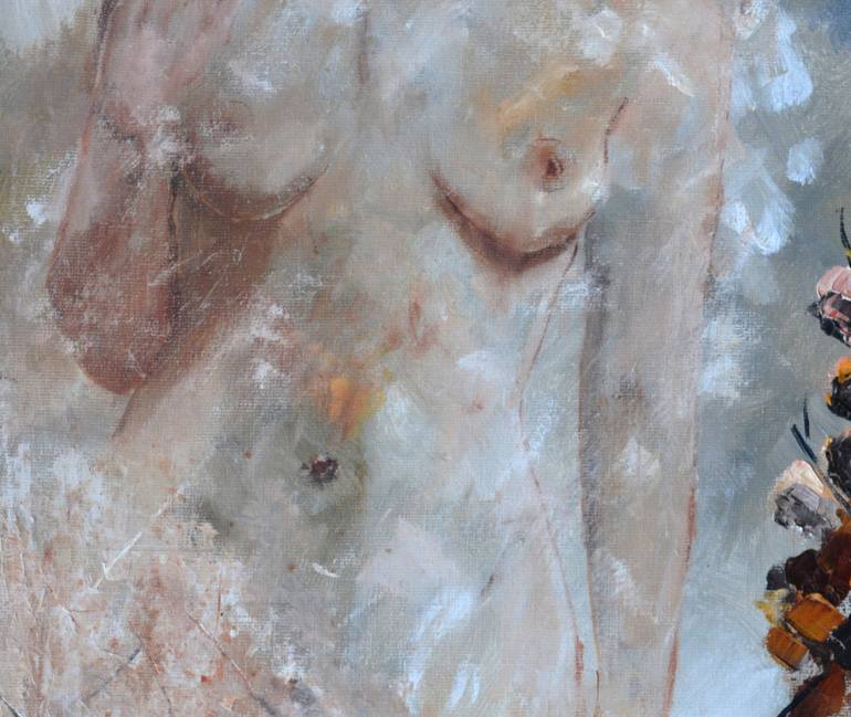 Original Impressionism Erotic Painting by Pol Ledent