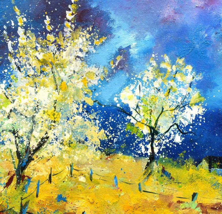 Original Impressionism Landscape Painting by Pol Ledent