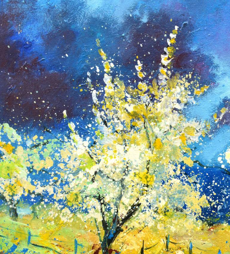 Original Impressionism Landscape Painting by Pol Ledent