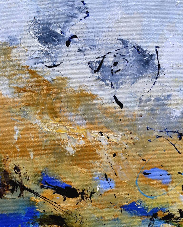 Original Abstract Painting by Pol Ledent