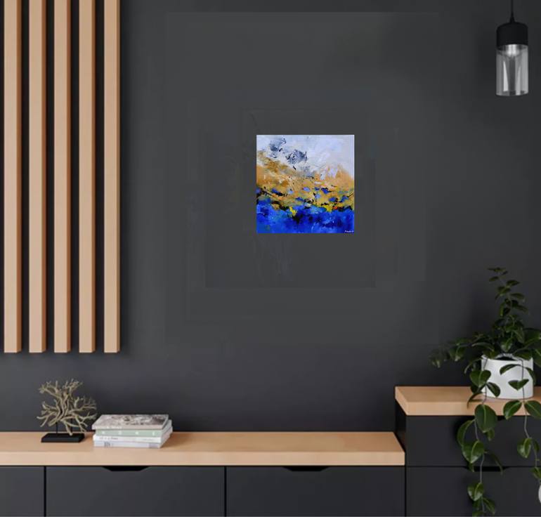 Original Abstract Painting by Pol Ledent