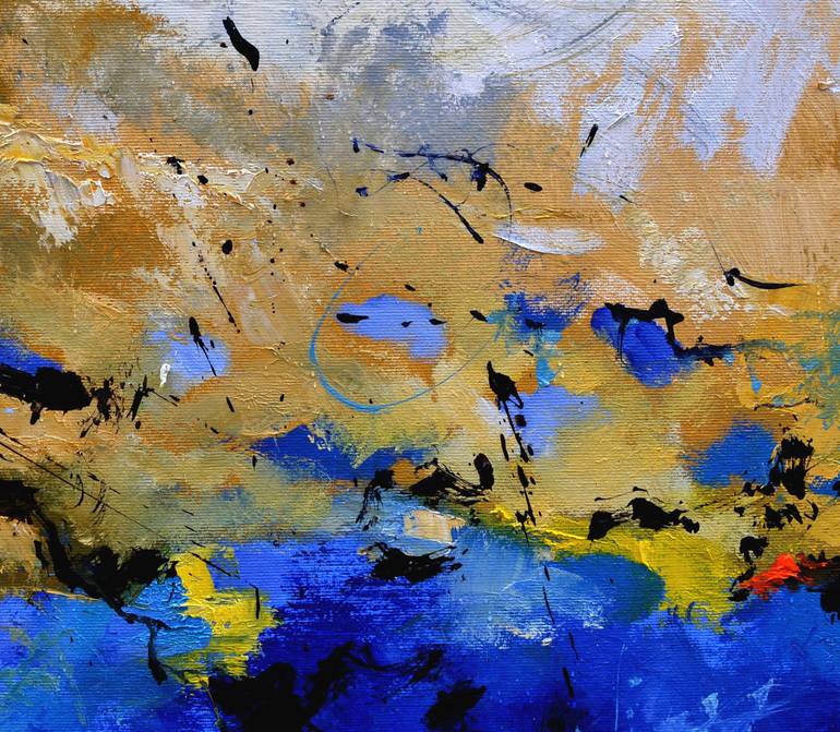 Original Abstract Painting by Pol Ledent