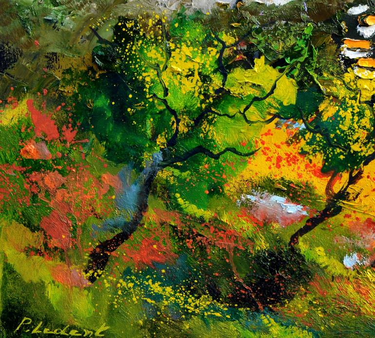 Original Landscape Painting by Pol Ledent