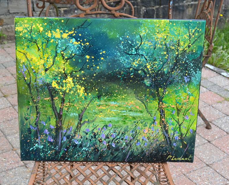 Original Impressionism Landscape Painting by Pol Ledent