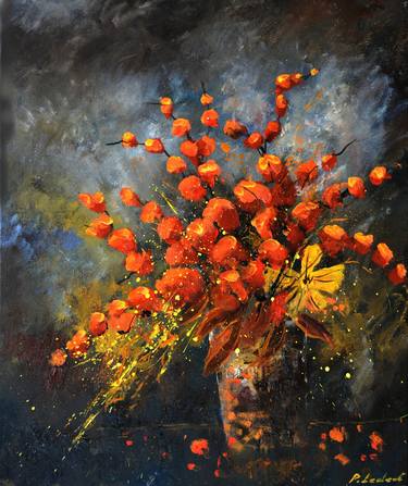 Print of Impressionism Still Life Paintings by Pol Ledent