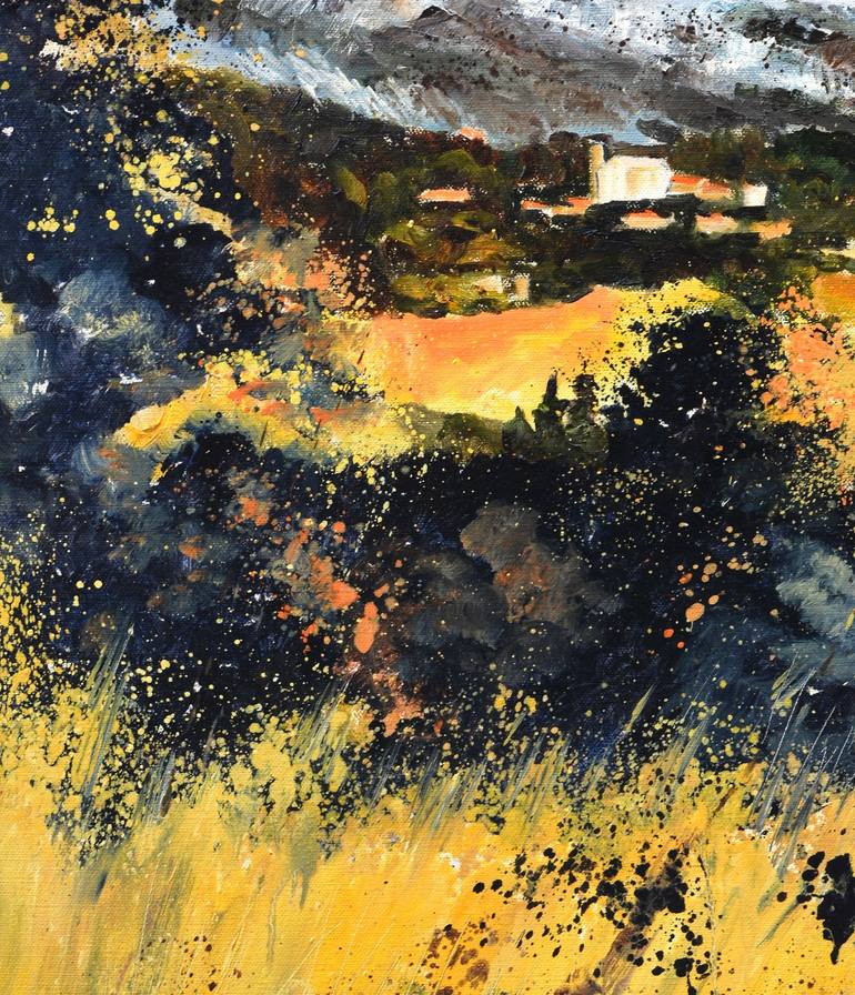 Original Impressionism Landscape Painting by Pol Ledent