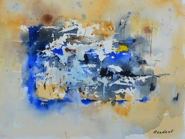 Blue screen-  abstract watercolor thumb