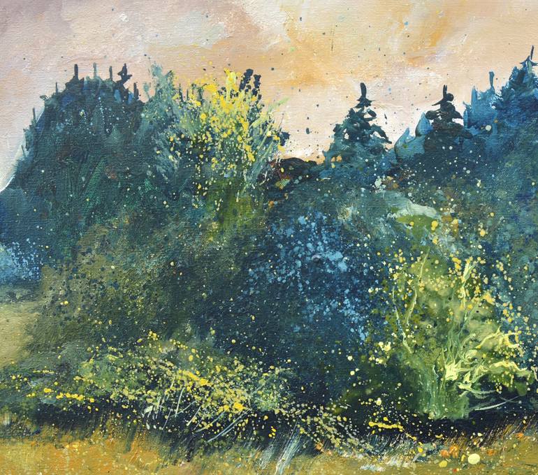 Original Impressionism Landscape Painting by Pol Ledent