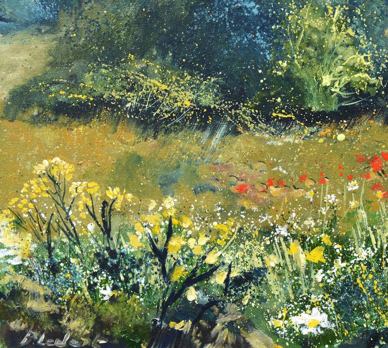 Original Impressionism Landscape Painting by Pol Ledent