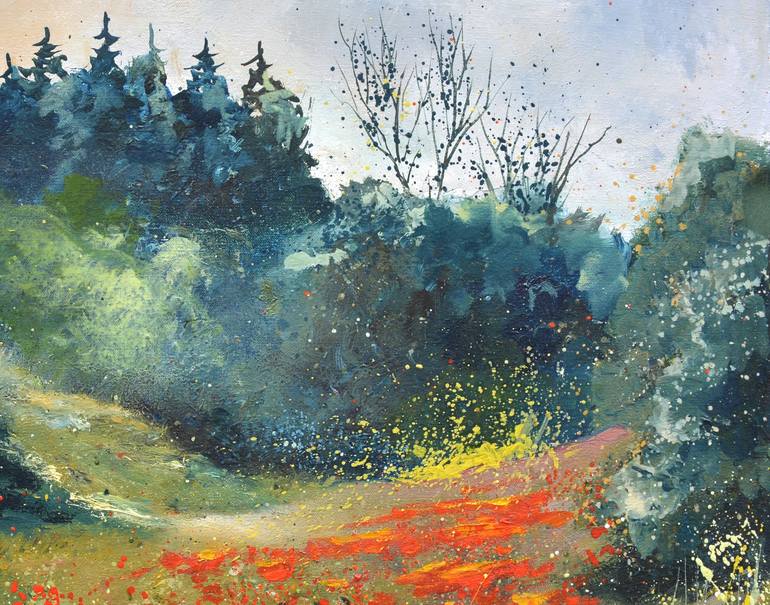 Original Landscape Painting by Pol Ledent