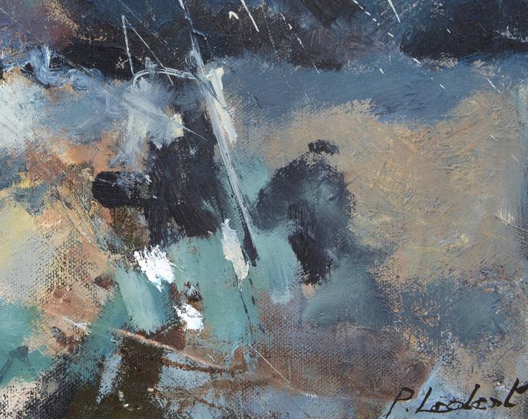 Original Abstract Painting by Pol Ledent