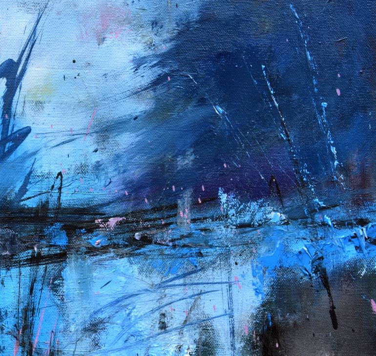 Original Impressionism Abstract Painting by Pol Ledent