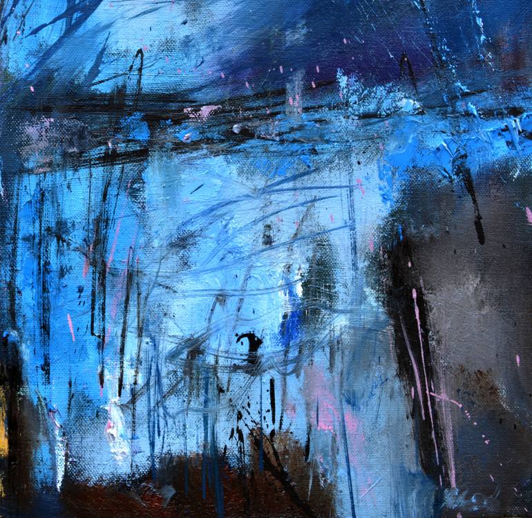 Original Impressionism Abstract Painting by Pol Ledent