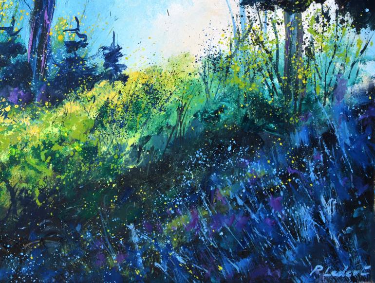 Original Impressionism Landscape Painting by Pol Ledent